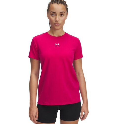 Under Armour Ua Rival Core Ss - shaded fuchsia