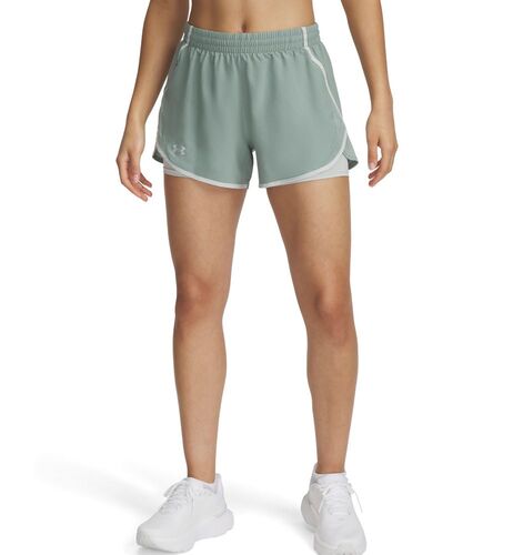 Under Armour Ua Fly By 2-In-1 Shorts - silica green