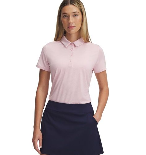 Under Armour Ua Playoff Ss Polo - prime pink