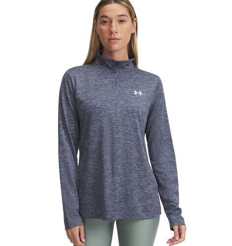 Under Armour Tech 1/2 Zip- Twist - downpour gray