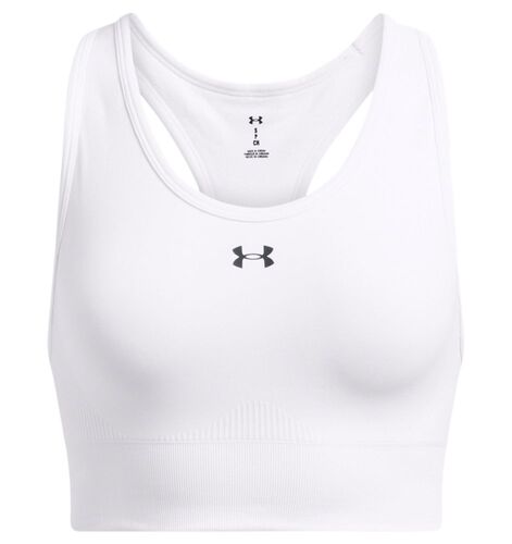 Under Armour Vanish Seamless Mid Bra - white