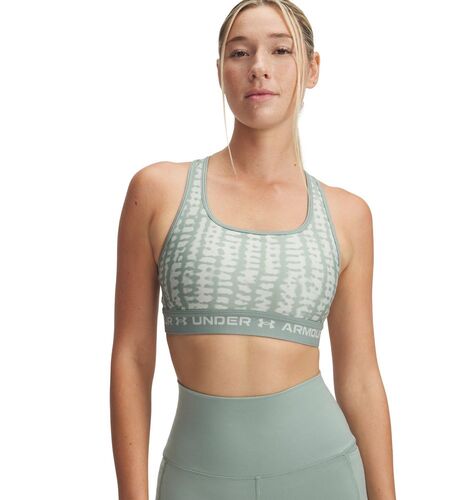 Under Armour Crossback Mid Print - silica green