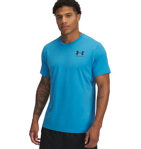 Under Armour Ua Heatgear Fitted Ss - ether blue
