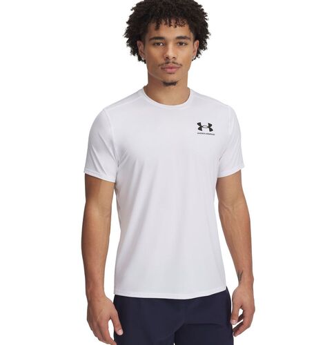 Under Armour Ua Heatgear Fitted Ss - white