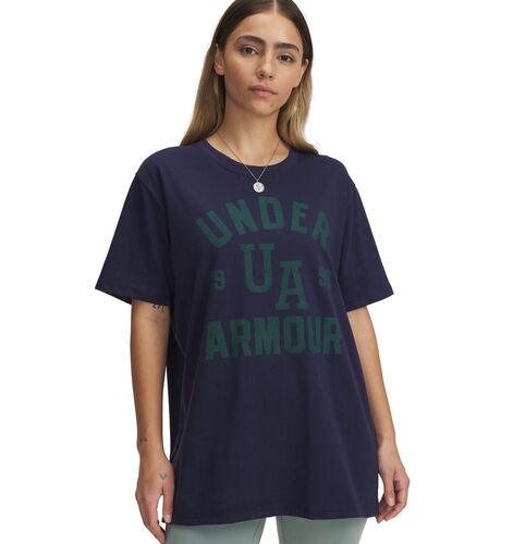 Under Armour Ua Hwt Os Collegiate Ss - midnight navy