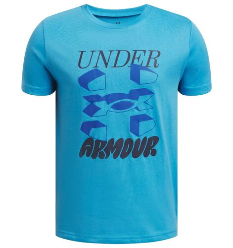 Under Armour Ua B Split Big Logo Ss - ether blue