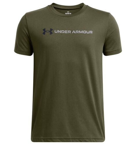 Under Armour Ua B Logo Wordmark Ss - marine od green