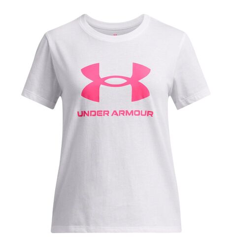 Under Armour Ua Big Logo Ss - white