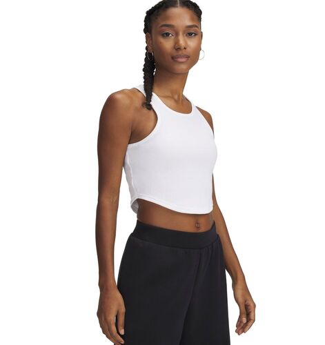 Under Armour Ua Rival Rib Tank - white