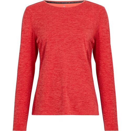 McKINLEY Da.-Langarmshirt Hunu Ls W - melange/red