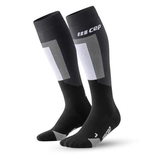 CEP Cep Thermo Socks, Skiing, Tall - black/grey