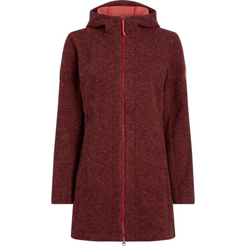 McKINLEY Da.-Mantel Elly Ct W - melange/red dark