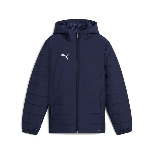 Puma teamADDITIONS Hooded Padded Jacket Jr - blau