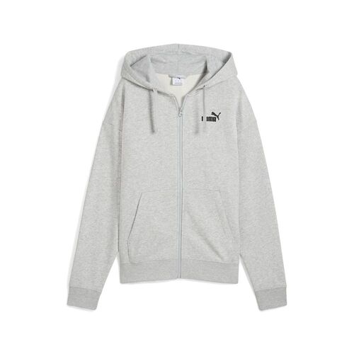 Puma ESS Small No. 1 Logo Comfort Full-Zip Hoodie TR - grau