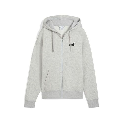 Puma ESS Small No. 1 Logo Comfort Full-Zip Hoodie FL - grau