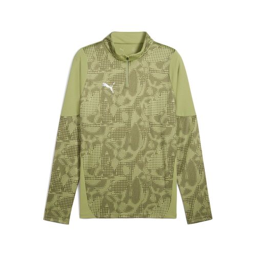 Puma teamCUP Training 1/4 Zip Top - gr�n