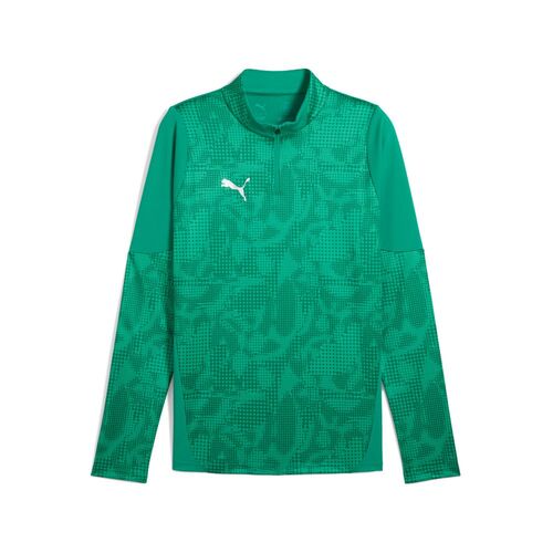 Puma teamCUP Training 1/4 Zip Top - gr�n