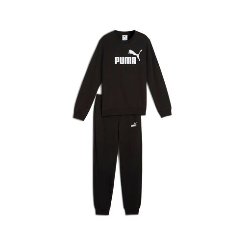 Puma ESS No.1 Logo Crew Sweat Suit TR B - schwarz