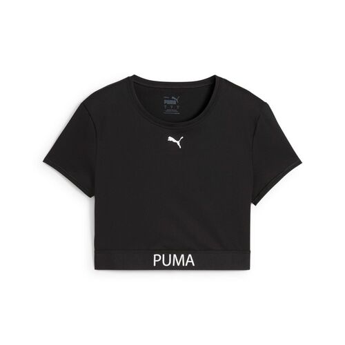 Puma W PUMA STRONG  TEE - SHORT - schwarz