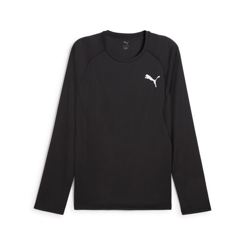 Puma M CROSS THE LINE LS TEE 3.0 - schwarz