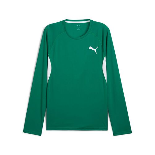 Puma M CROSS THE LINE LS TEE 3.0 - gr�n