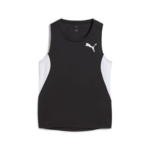 Puma W CROSS THE LINE SINGLET 3.0 - schwarz