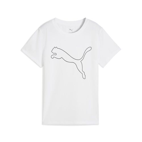 Puma W TAD ESSENTIAL Logo Tee - weiss