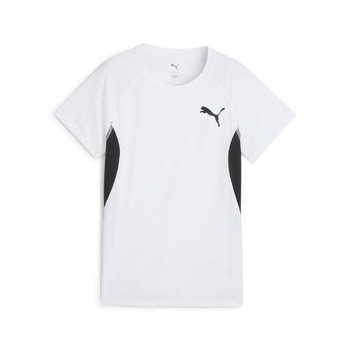 Puma W CROSS THE LINE TEE 3.0 - weiss