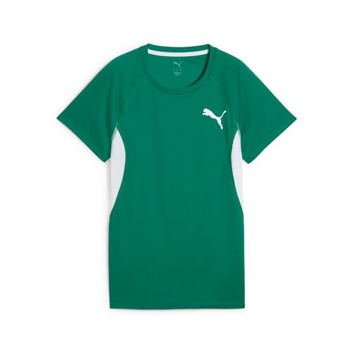 Puma W CROSS THE LINE TEE 3.0 - gr�n