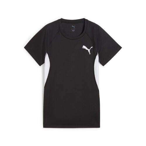 Puma W CROSS THE LINE TEE 3.0 - schwarz