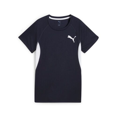 Puma W CROSS THE LINE TEE 3.0 - blau