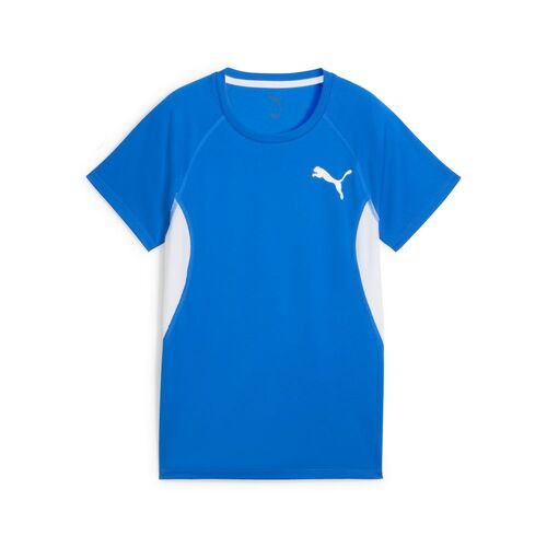 Puma W CROSS THE LINE TEE 3.0 - blau