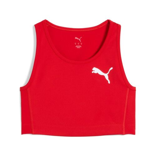 Puma W CROSS THE LINE CROP TOP 3.0 - rot