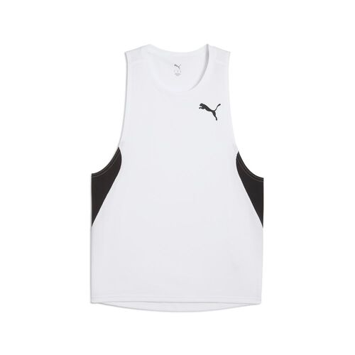 Puma M CROSS THE LINE SINGLET 3.0 - weiss