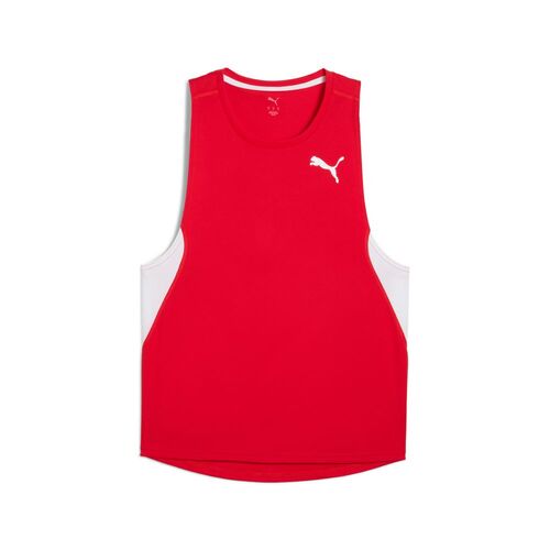 Puma M CROSS THE LINE SINGLET 3.0 - rot