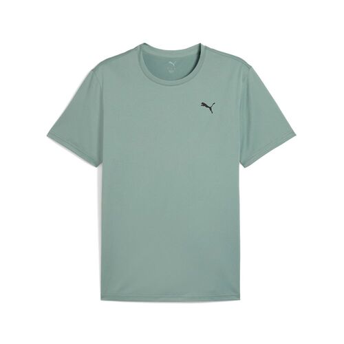 Puma M TAD ESSENTIALS SOLID CAT TEE (LC small cat) - grn