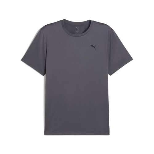 Puma M TAD ESSENTIALS SOLID CAT TEE (LC small cat) - grau