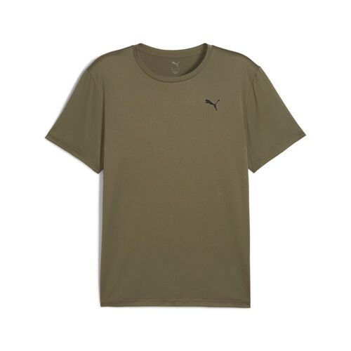 Puma M TAD ESSENTIALS SOLID CAT TEE (LC small cat) - grn