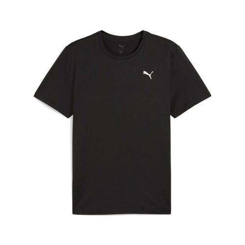 Puma M TAD ESSENTIALS SOLID CAT TEE (LC small cat) - schwarz
