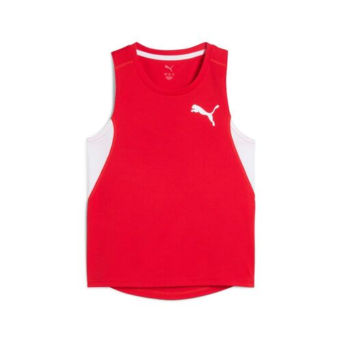 Puma Y CROSS THE LINE SINGLET 3.0 - rot