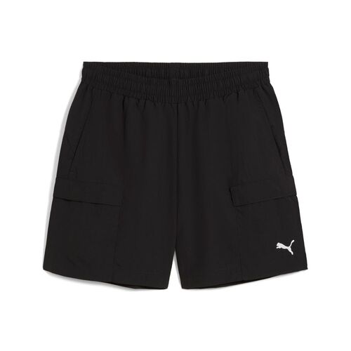 Puma WARDROBE ESS Relaxed Cargo Shorts 6 WV - schwarz