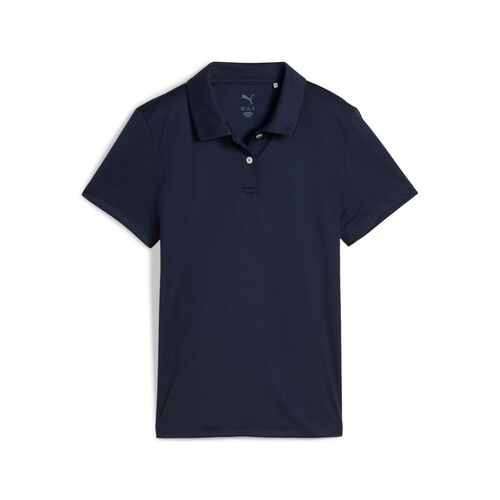 Puma Girls Pure SS Polo - blau