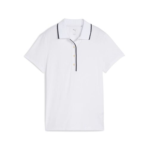 Puma W Cloudspun Bridges SS Polo - weiss