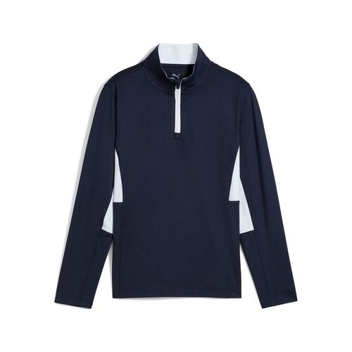 Puma Boys Pure 2.0 1/4 Zip - blau