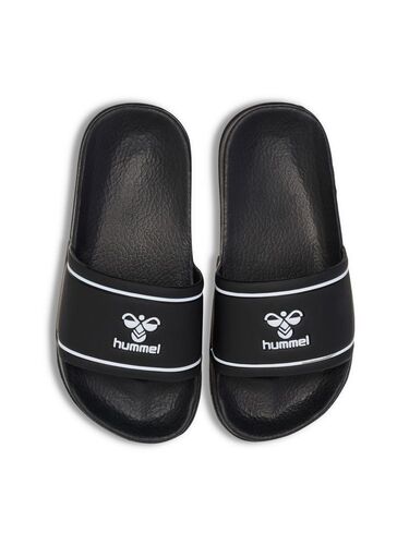 Hummel Pool Slide Jr - black/white