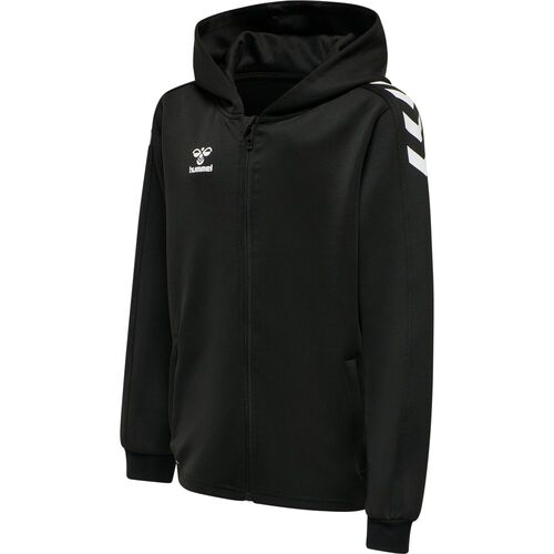 Hummel Hmlcore Xk Poly Zip Hood Sweat Kids - black/black