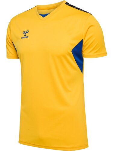 Hummel Hmlauthentic Pl Jersey S/S - sports yellow/true blue