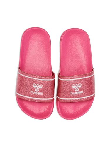 Hummel Pool Slide Glitter Jr - raspberry