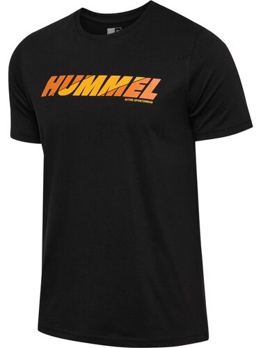 Hummel Hmlgraphic Bold Logo Tee - black