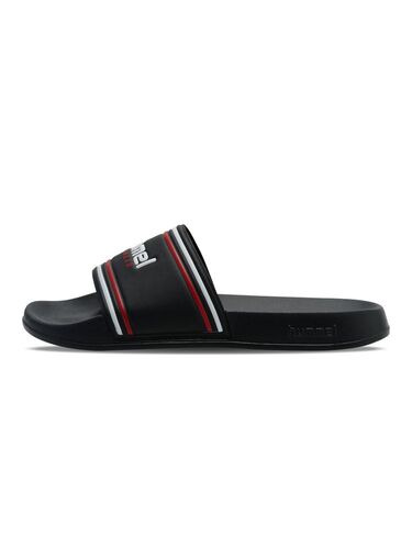 Hummel Pool Slide Rt - black/white/red